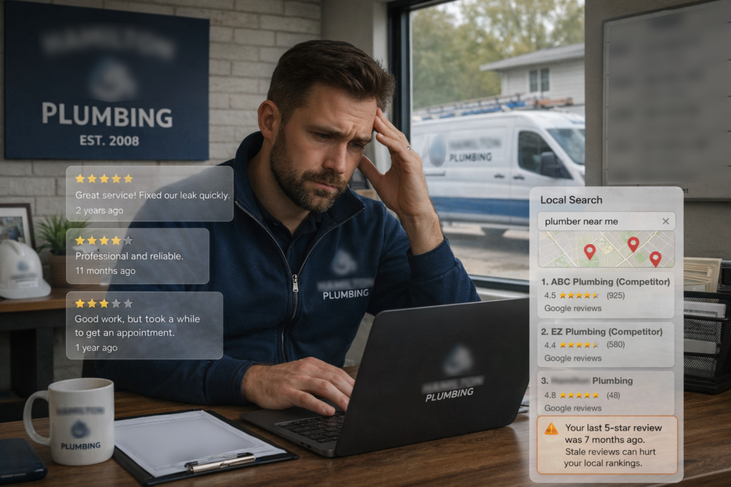 How Stale Reviews Are Quietly Hurting Your Local Search Rankings