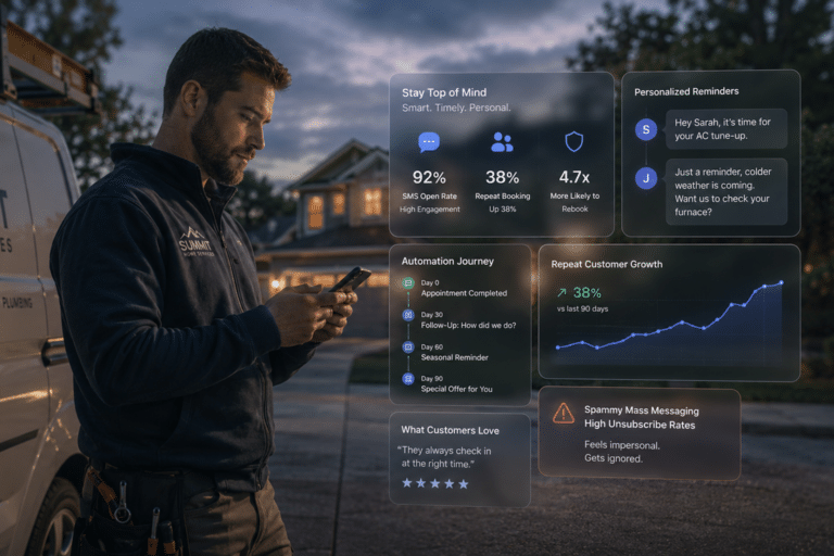 How to Stay Top of Mind With Customers Between Jobs Without Feeling Like Spam